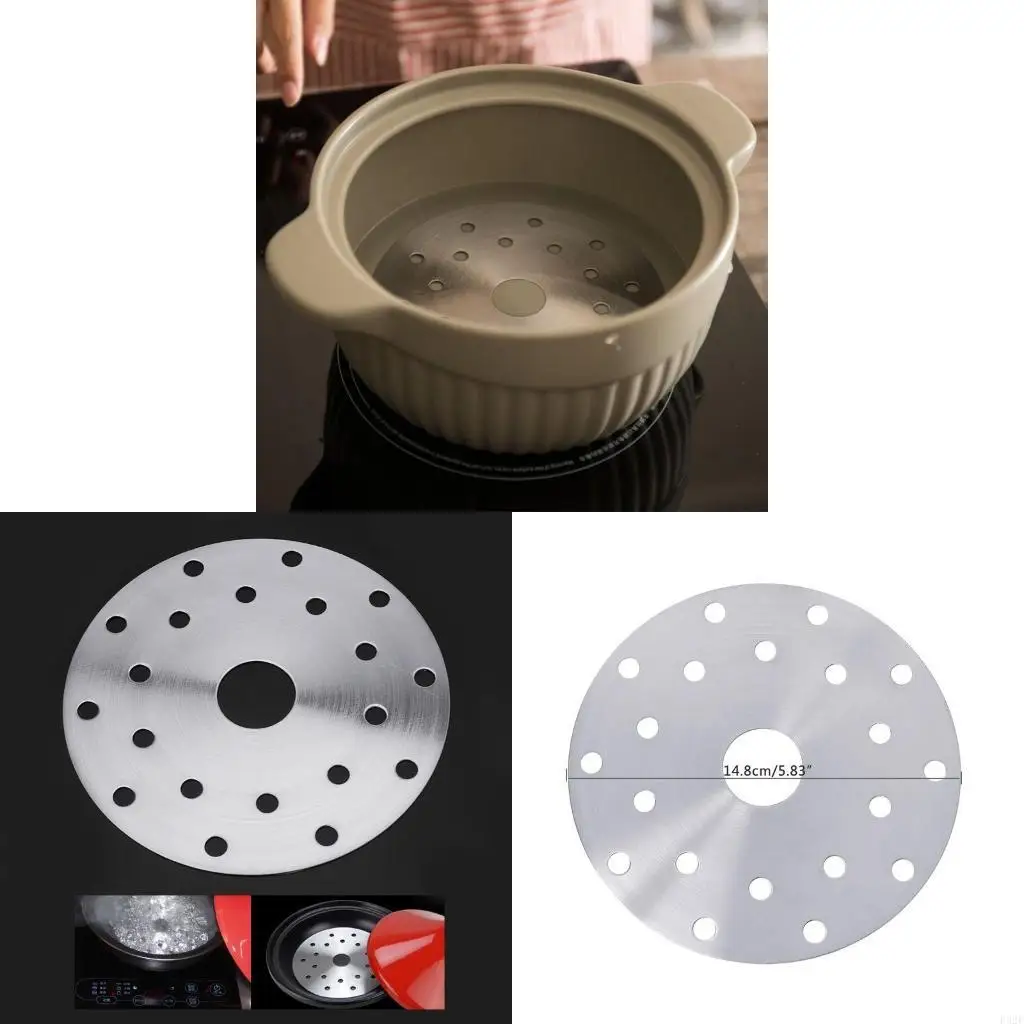 F92F Stainless Steel Cookware Thermal Guide Plate Induction Cooktop Converter Disk