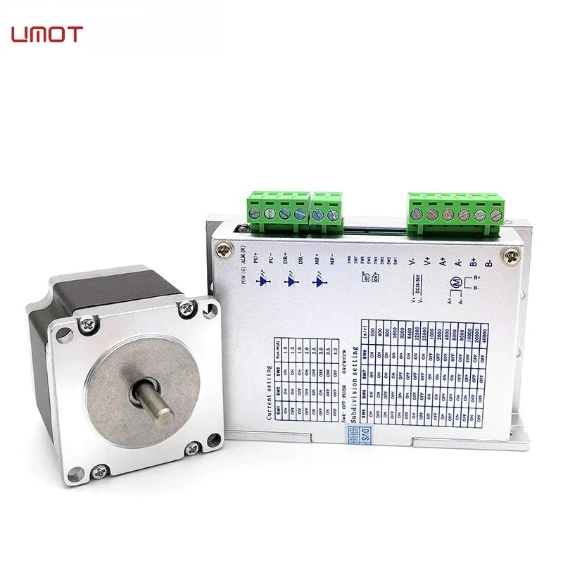 UMOT Hybrid Bipolar 2 Phase 5A DC Nema 8/11/14/17/23/24/86 Micro/Mini CNC Axis Stepper Motor Driver Kits Closed Loop Step Motors