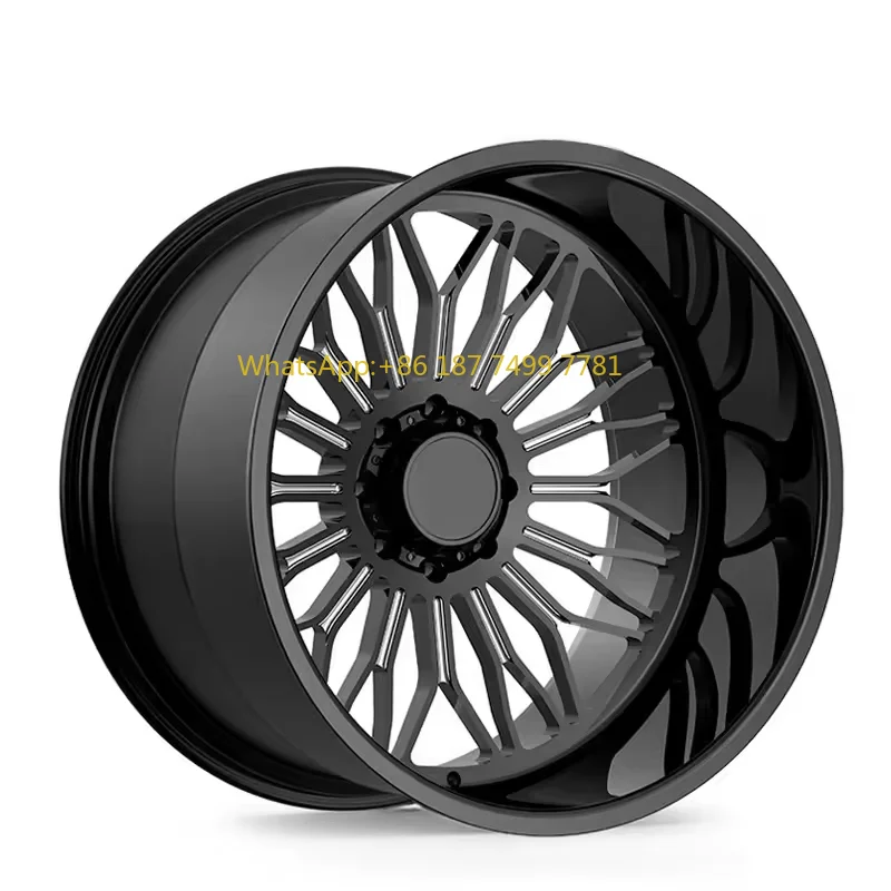 

Прочные кованые колеса для внедорожных грузовиков 22X12 24X14 24X12 26X12 28X16 Вогнутый обод с глубоким корпусом, новый сорт для грубых помещений