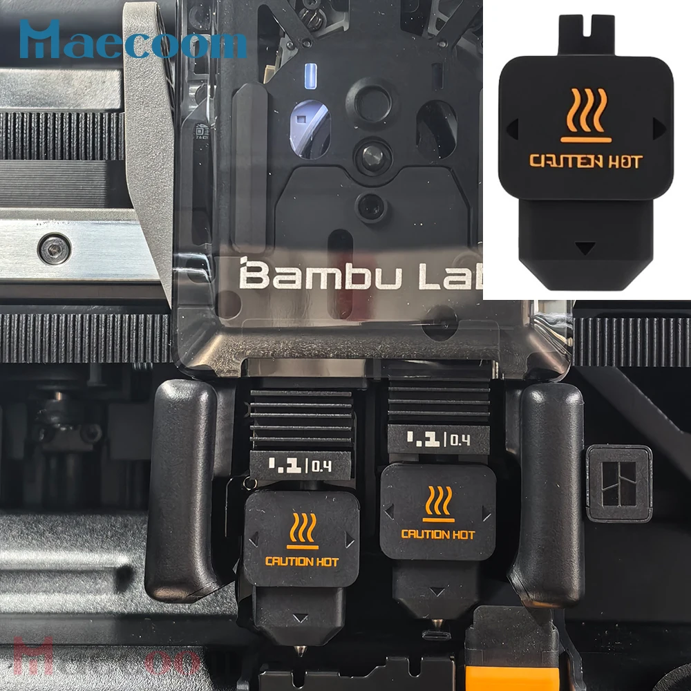 4/8/12pcs Original  Bambu Lab Silicone Socks for H2D Hotend Spare Parts Bambulab H2D Hot End Cover 3D Printer Accessories