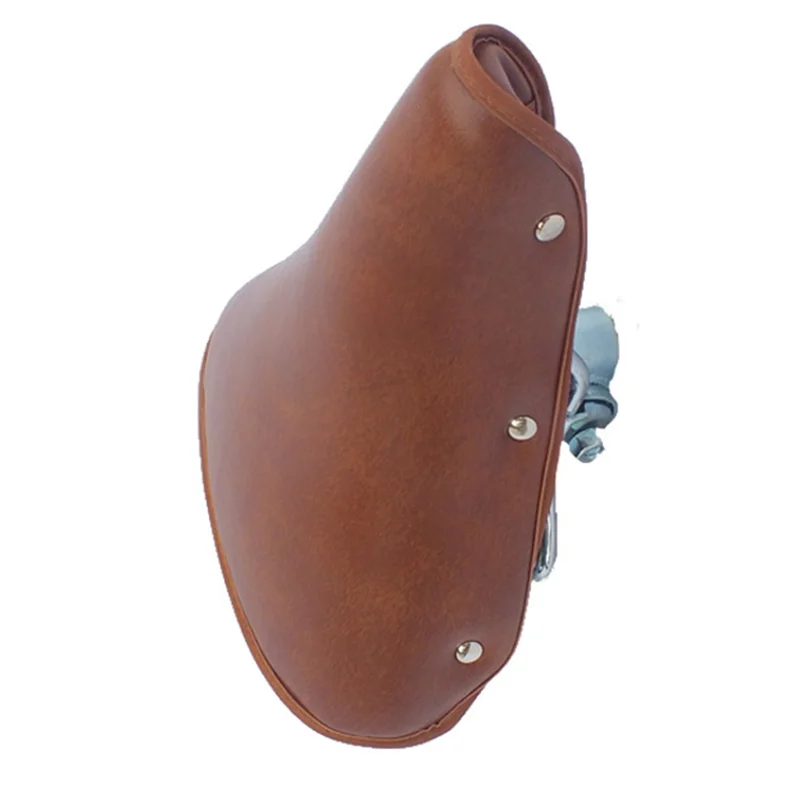 

A48F-Retro Bike Saddle Soft Leather Bicycle Saddle Women Men For Vintage Handmade City Commuter Electric E-Bikes Parts