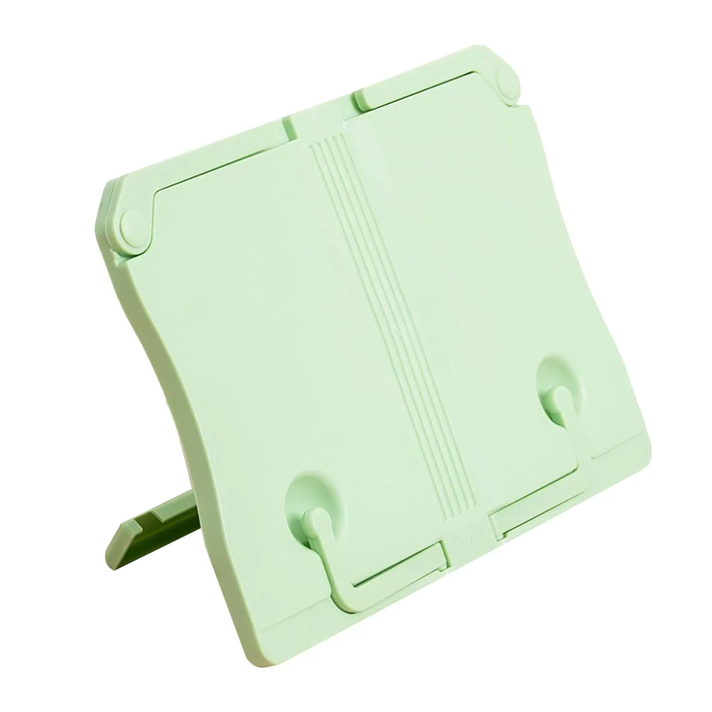 

1Pcs Reading Bookshelf Light Green Adjustable Desktop Book Holder for Children Home Office Classroom Reading Stand