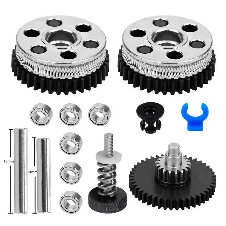 All Metal Extruder Hgx Lite Extruder2.0 Hardened Steel Helical Reduction Double Gear Kit 3D Printer Accessories 3d Printer Parts