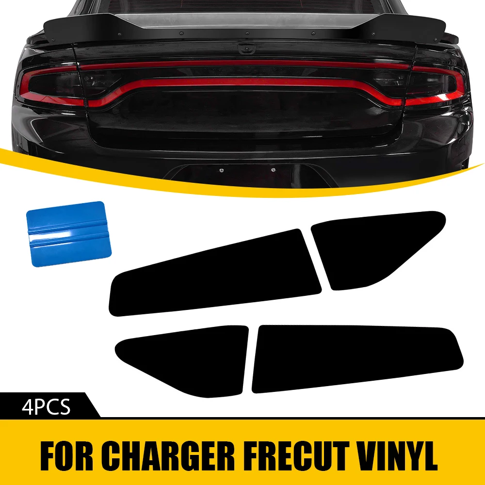 

Car Tail Light Sticker Films For Dodge Charger 2022 2021 2020 2019 2018 2017 2016 2015 Rear PreCut Tint Overlay Vinyl Decal Dark