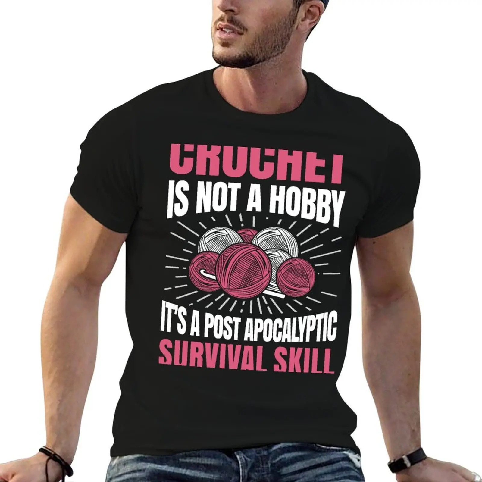 Crochet Is Not A Hobby T-Shirt summer shirt Man t-shirt t shirts for men cotton