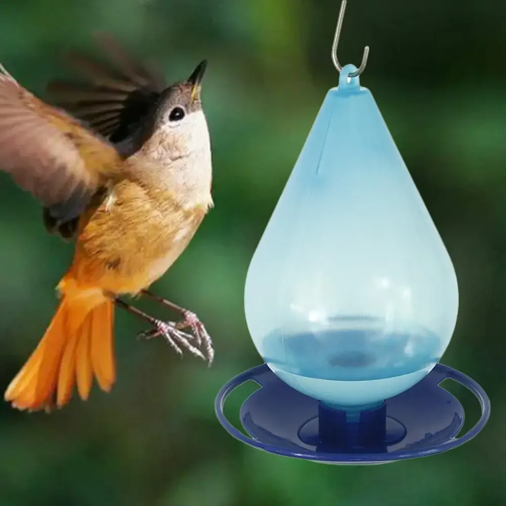 New Bird Flower Shaped Hanging Bird Feeder Birdbath For Garden Outdoor Decor,Yard Farm Supplies, Hummingbird Feeder Supplies