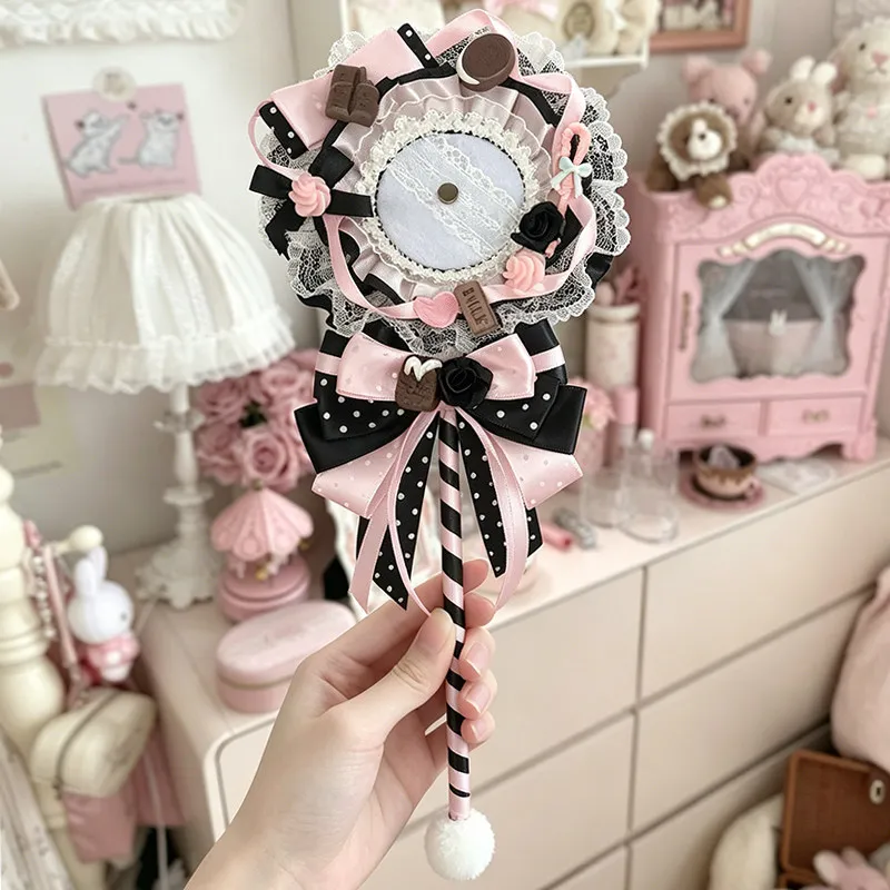 New Candy Small Crutches Magnetic Suction Bar Clock in Stick DIY Gu Mei Two-dimensional Support Can Put Bar Millet