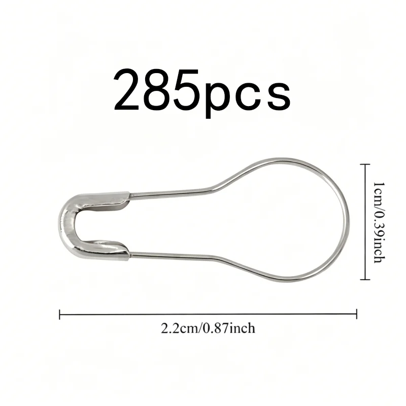 285 pcs Clothing Tag Pins, Sharp Point and Durable Iron Material, ideal for Knitting Marking, Multipurpose