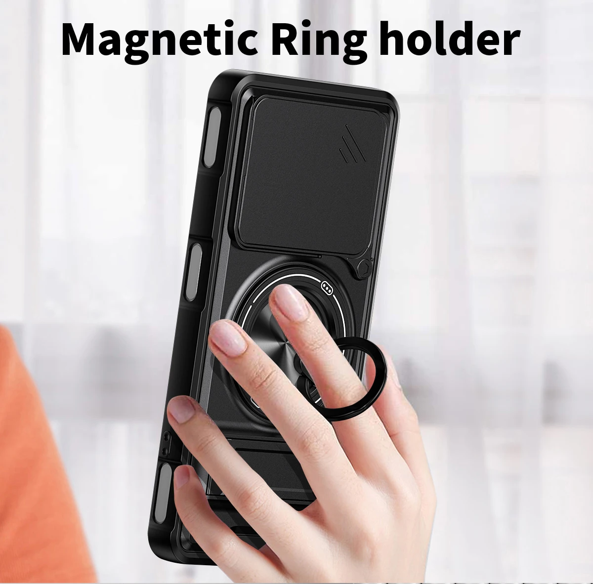 Funda für Nubia Neo 3 5G Fall Drehbare Rutsche Kamera Schutz Ring Stehen Stoßfest Abdeckung Capa Funda – Detail 13