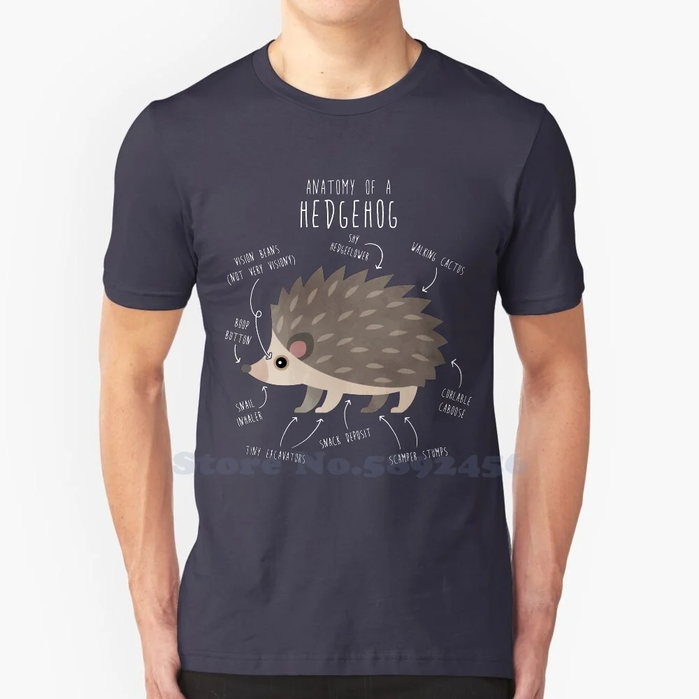 

Hedgehog Anatomy 100% Pure Cotton T-Shirt Hedgehog Anatomy Hedgehog Lover Hedgehog Mom Hedgehog Dad Cute Hedgehog Funny