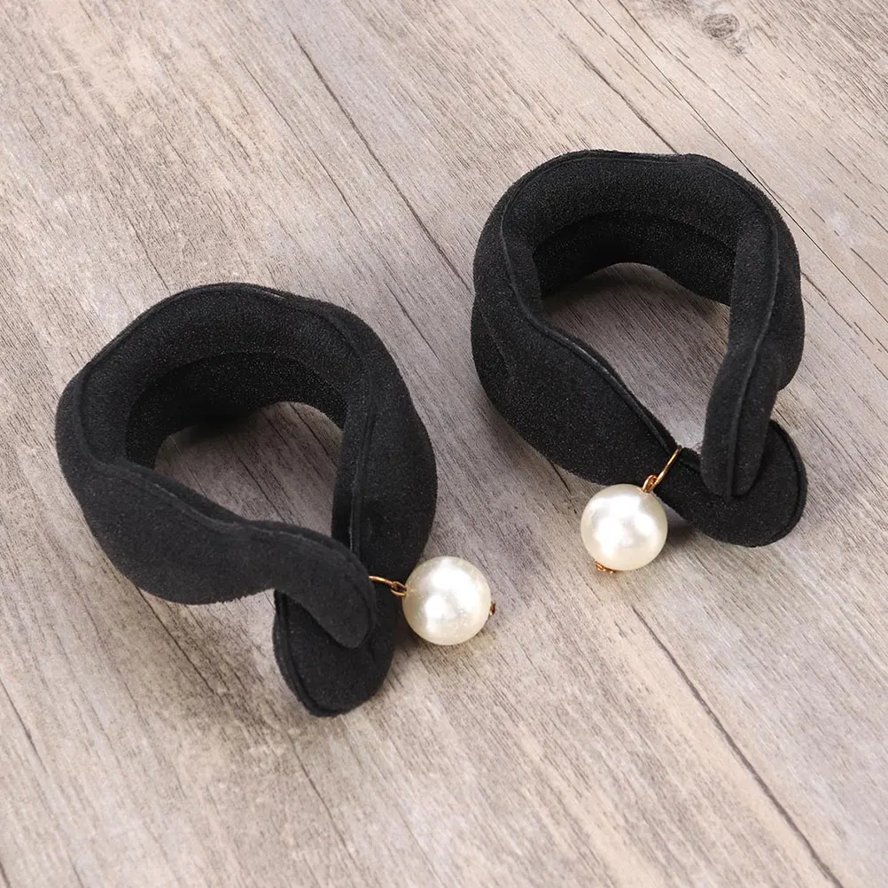 

3pcs Pearl Hair Bun Maker for Women Sponge Bun Tool Easy Styling Elegant Volume Lightweight Lazy Hair Curler Wrap