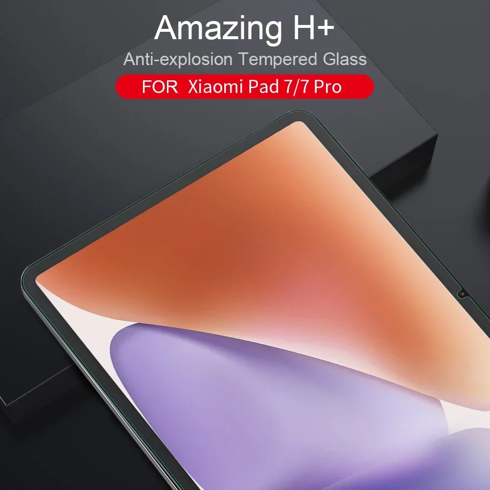 Nillkin для Xiaomi Pad 7 Pro, закаленное стекло, потрясающая защита от взрыва H +, ультра прозрачная тонкая защита для экрана Xiaomi Pad 7