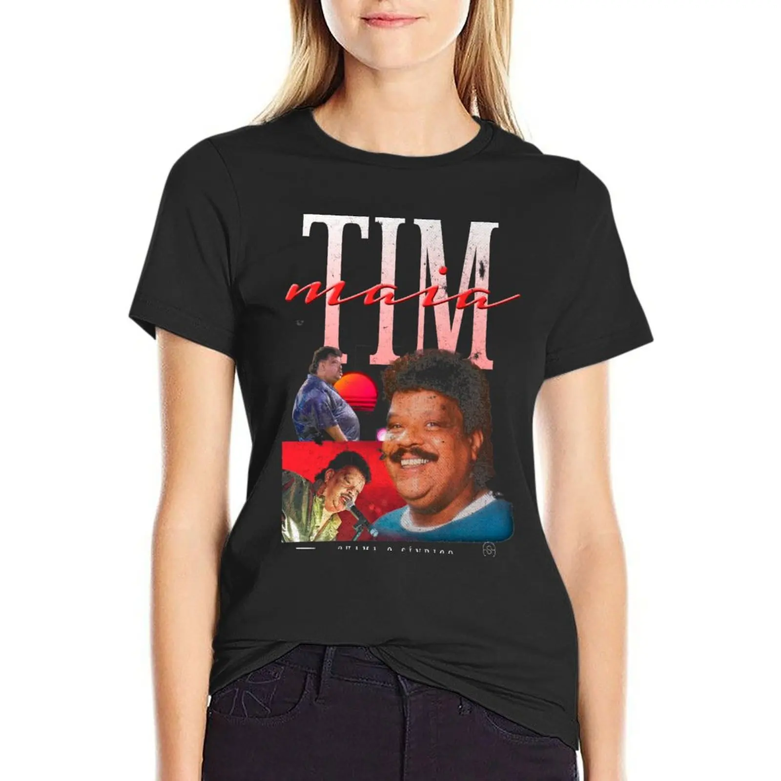 

TIM MAIA T-Shirt cute clothes Female clothing blacks quick-drying woman t shirt