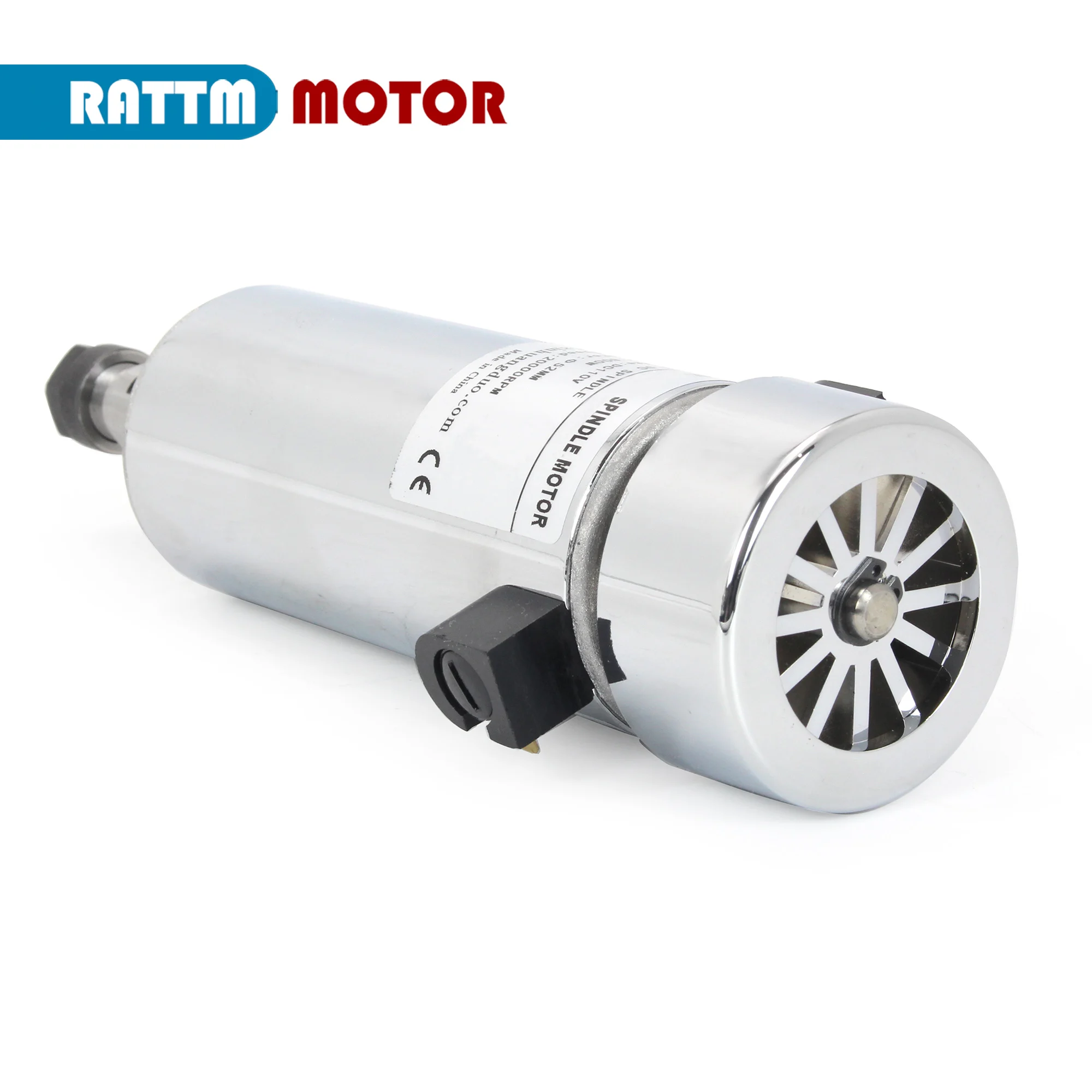 Imagem -06 - Cnc dc ar Refrigerado Spindle Motor Kit Controlador de Velocidade Governador com Fonte de Alimentação 800w 52 mm 20000rpm 110v 220v Er11