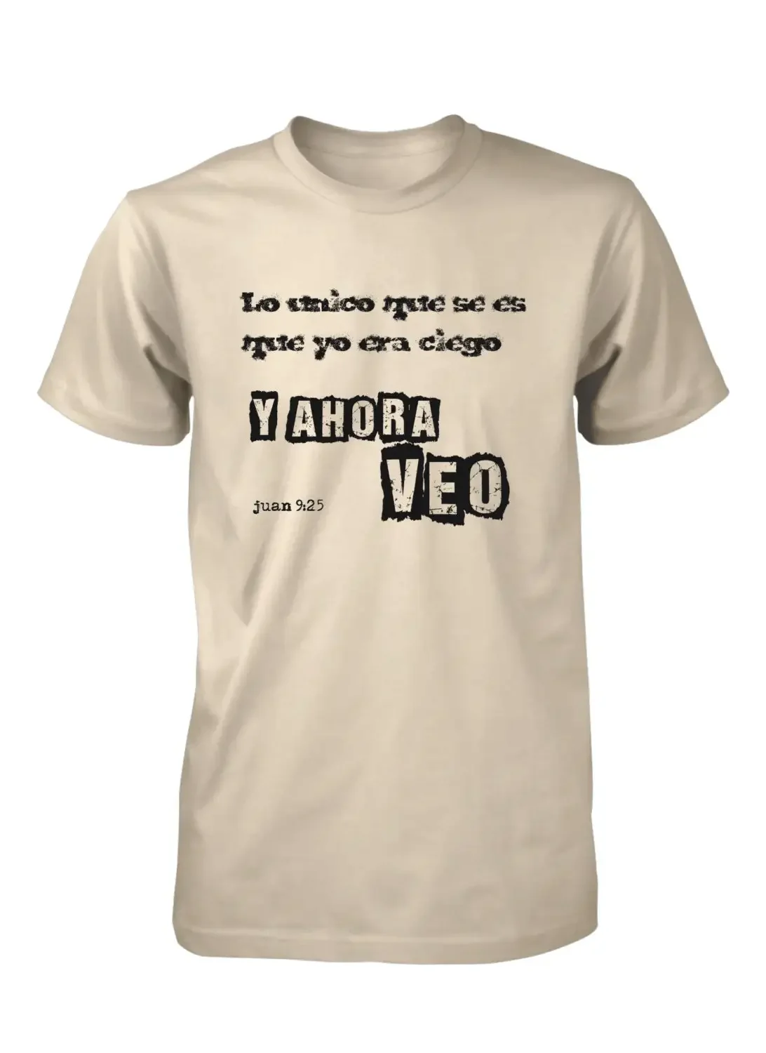 Ahora Veo Con Jesus Camiseta Cristiana Aprojes T shirt