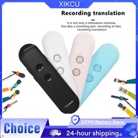 XIKCU Two Way Easy Translation Smart Voice Language Translator Bluetooth 40 Languages Instant Real-time language translator