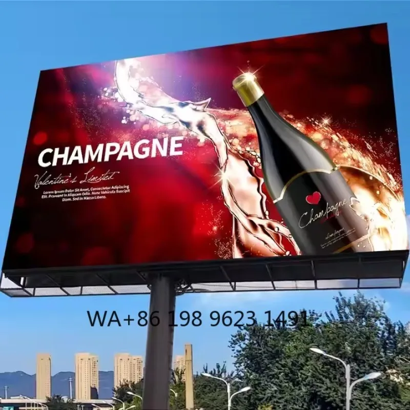 Naked-Eye 3D P2.5 HD LED Screen Outdoor Waterproof Fixed Giant Video Wall Digital Signage Advertising Display