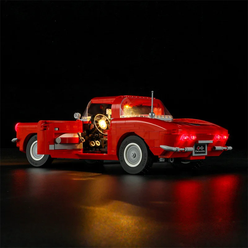 LED Lights Compatible With 10321 Corvette Building Blocks Lighting DIY Toy Gift (Only Including Lamp)