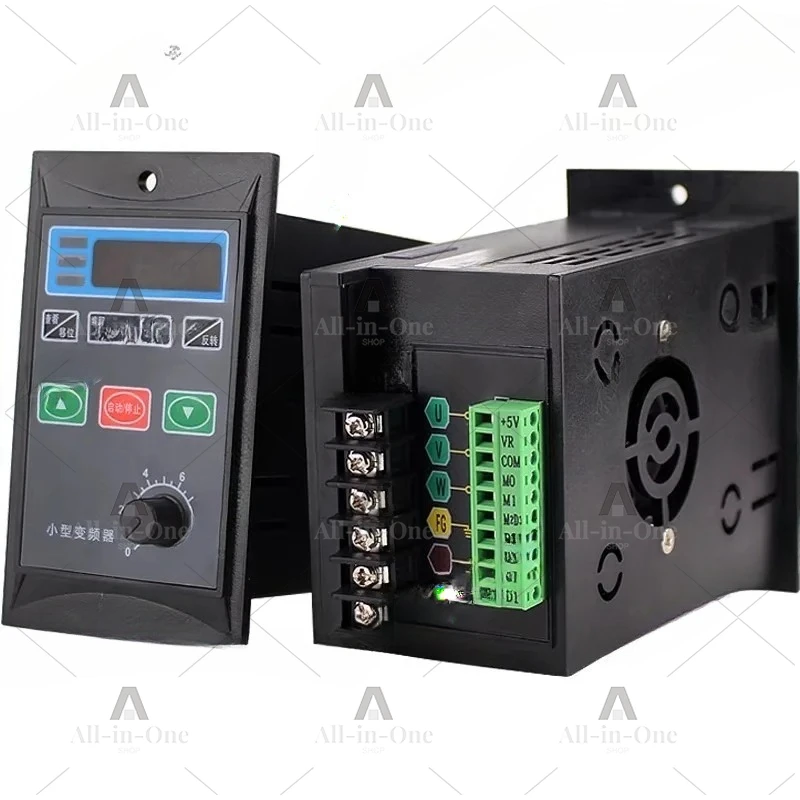 1pcs Small Simple Inverter, Three-phase Motor Frequency Converter, Single-phase 220V To 380V Small Power Inverter