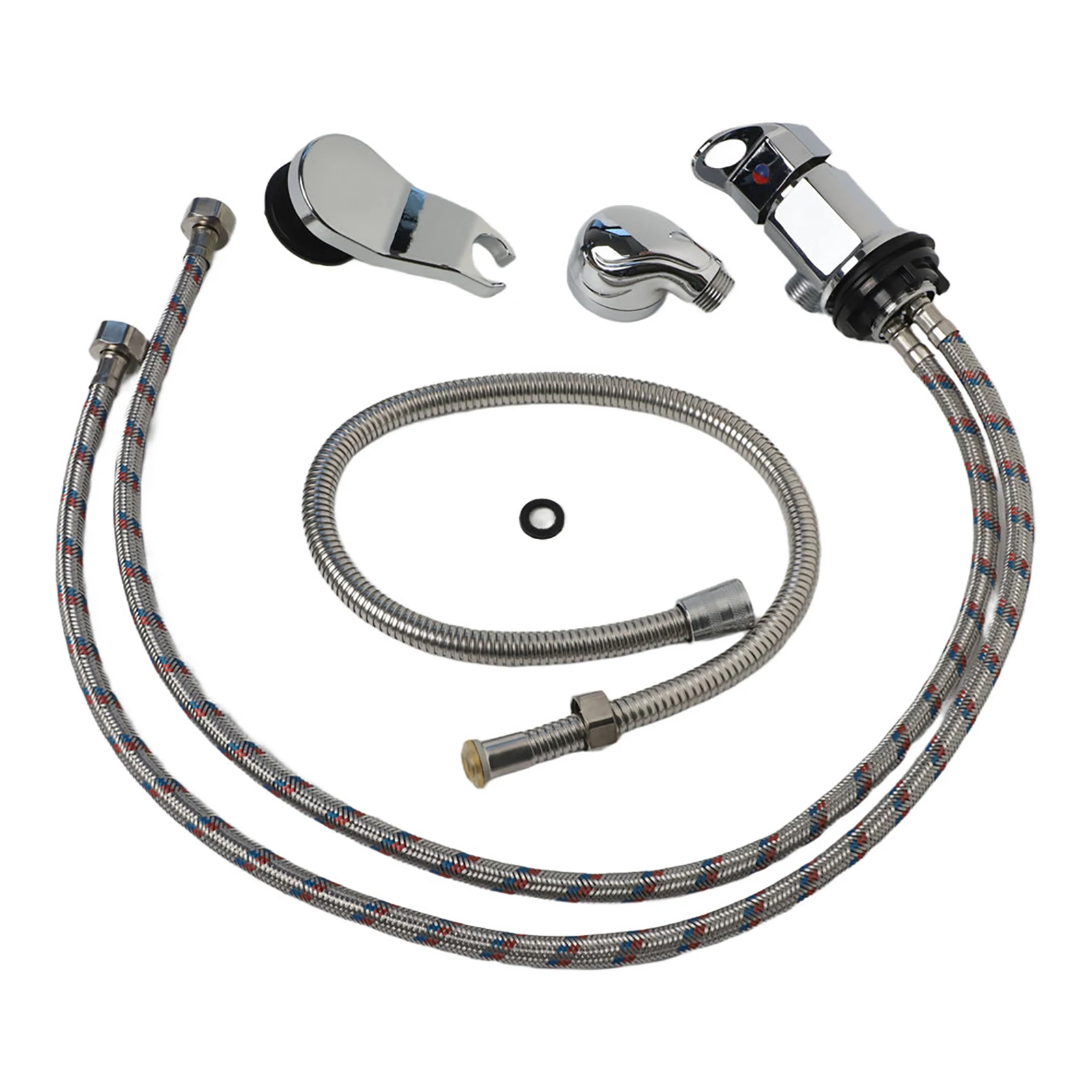 

RV Faucet Shower Faucet Camping Use Shampooing Experience Versatile Compatibility Versatile Shower Installation Kit