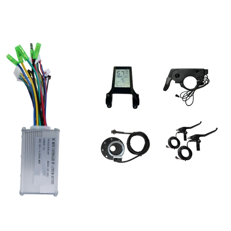 

JN17A Full Common Head Controller Kit Metal+Plastic 250W-350W For Electric Bicycle Motor Conversion Kit + S830 Meter