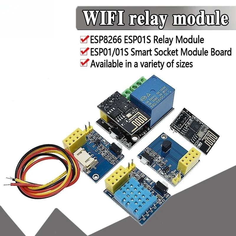 ESP8266 ESP-01S 5V WiFi Relay Module Things Smart Home Remote Control Switch for Arduino Phone APP ESP01S Wireless WIFI Module