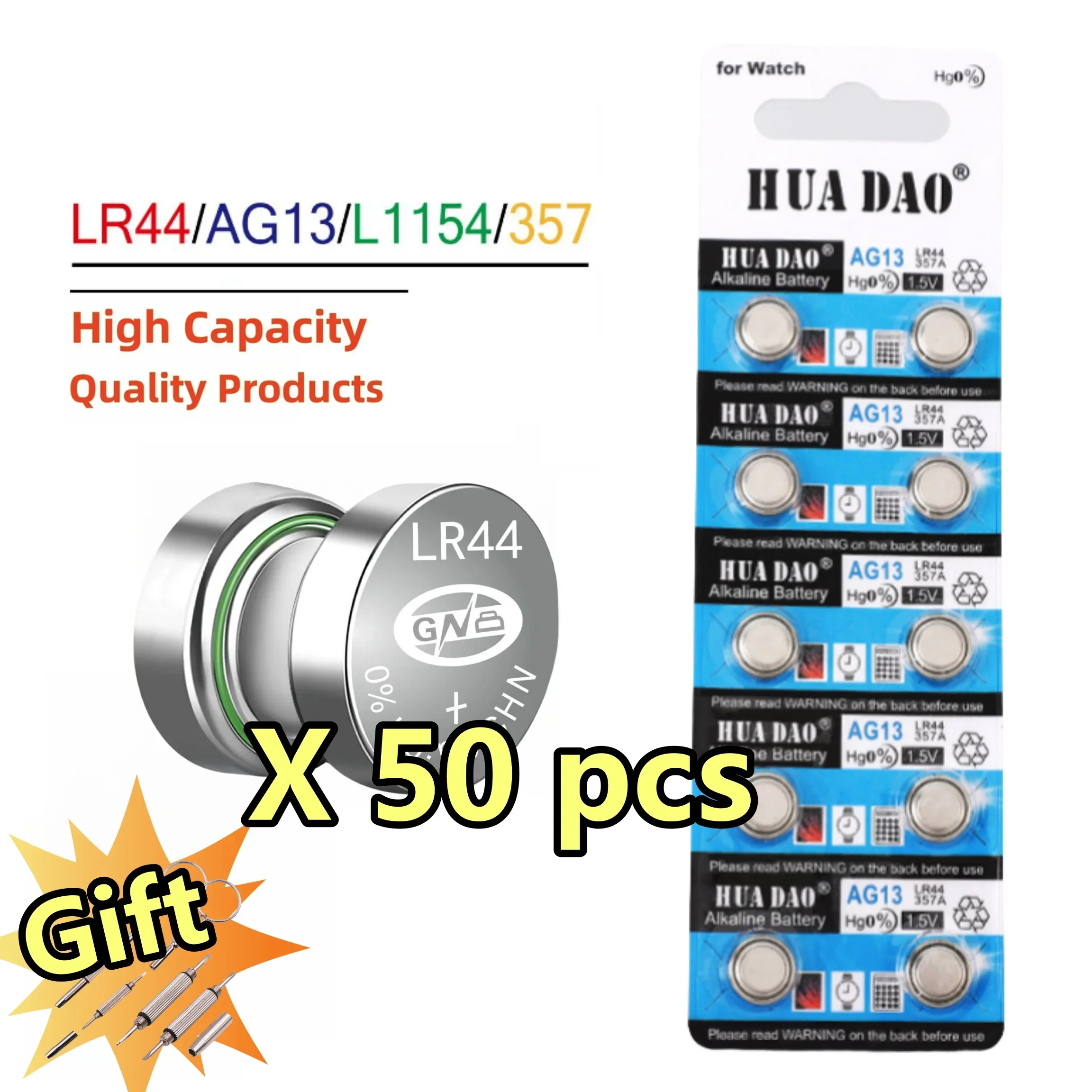 AG13 LR44 SR1154 RW82 SP76 Pila SR44 1.55V ถ่านกระดุมเหรียญแบตเตอรี่ A76 LR1154 GP7นาฬิกาของเล่นแบตเตอรี่ระยะไกล2-50ชิ้น