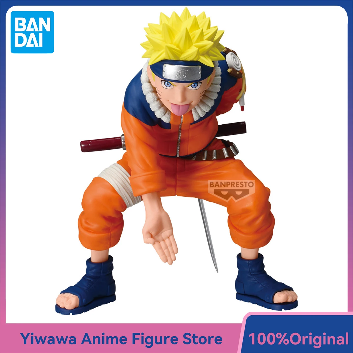 

Banpresto Naruto 72 Series Uzumaki Naruto Anime Figure Ninja World Sculpting Legend Original Collectible Model Toys Ornament