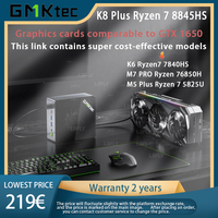GMKtec K8 PLUS MINI PC R7 8845HS 7840hs Wins 11 Pro DDR5 5600Mhz PCIe4.0 M.2 Nvme SSD WIFI 6E BT 5.2 4K@60HZ Dual 2.5G LAN AI
