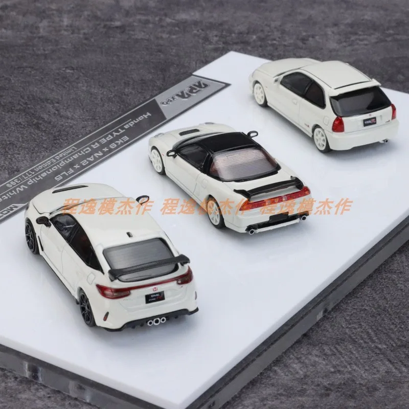 MH 1/64 NSX FL5 EK9 APAxpo Legering Motorvoertuig Speelgoed spuitgieten Metalen Model Collectie Jongen Kerstcadeaus