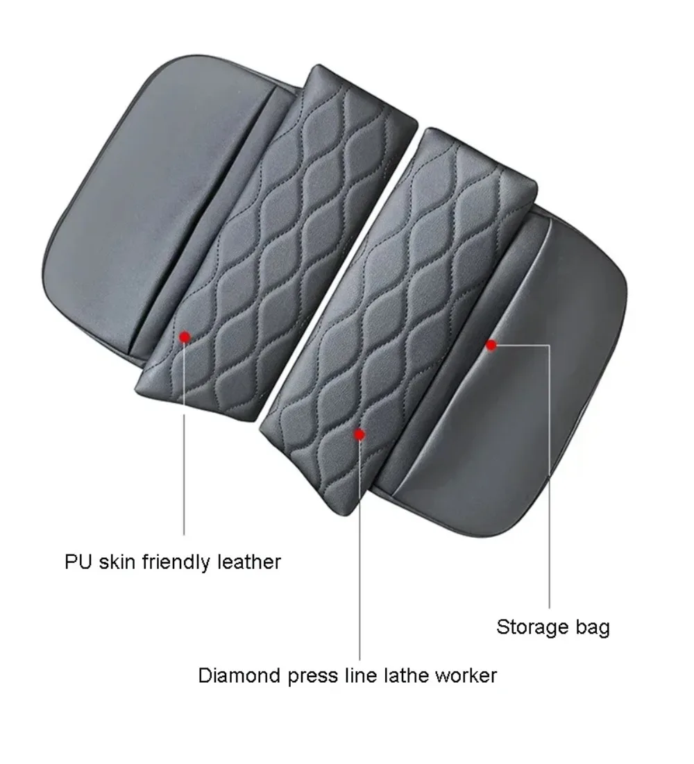 

Center Console Armrest Box Cover Pad For Mercedes Benz E Class 2017-2023 W213 CLS 2018-2022 Leather Anti-Scratch Armrest Cushion