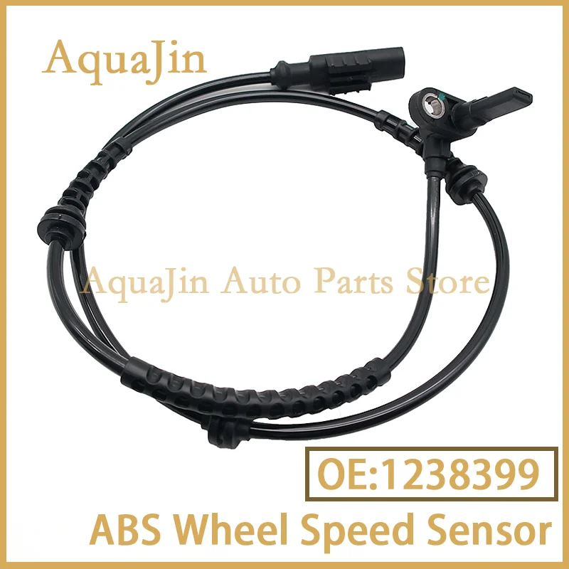 Sensor de velocidad de rueda delantera ABS 1238399 para Abarth Alfa Romeo Opel Adam Corsa D Van Corsa E Vauxhall Adam Corsa Mk3 Mk4 X15 S07 M13