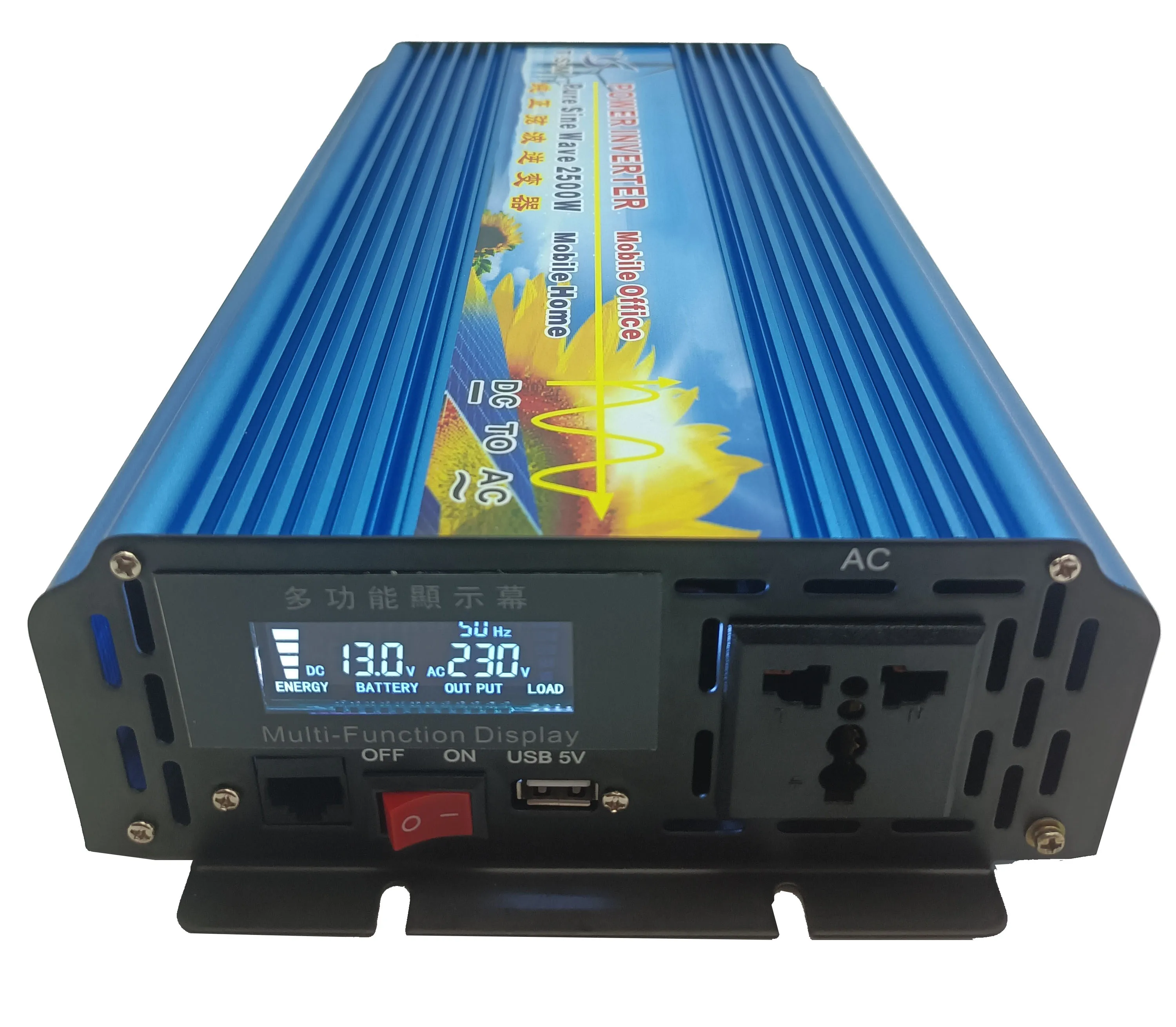 peak power 5000W 2500W pure sine wave DC to AC 36V 100V 50HZ power inverter