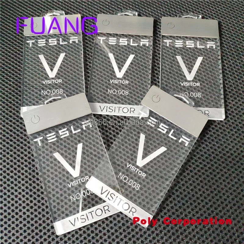 Custom  2023 Luxury Recharged Acrylic LED Key Chain Custom LED Flashlight Key Chain Personalized Engrave Unique Light up Key Cha