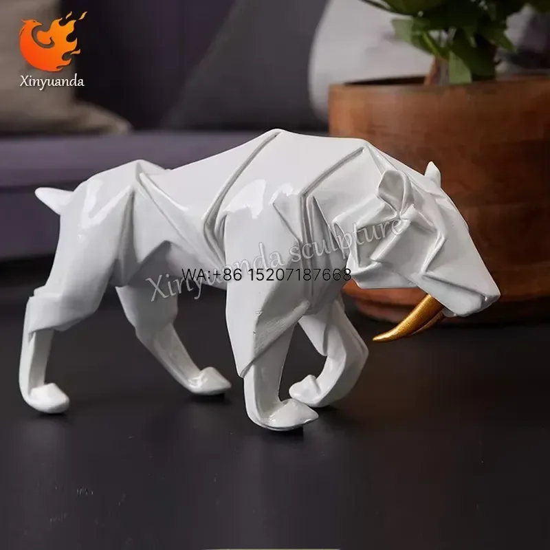 Wmwmnu for Modern Outdoor Decorative Dinosaur Statue Quality Certified Large Leopard Fiberglass Sculpture Factory Direct