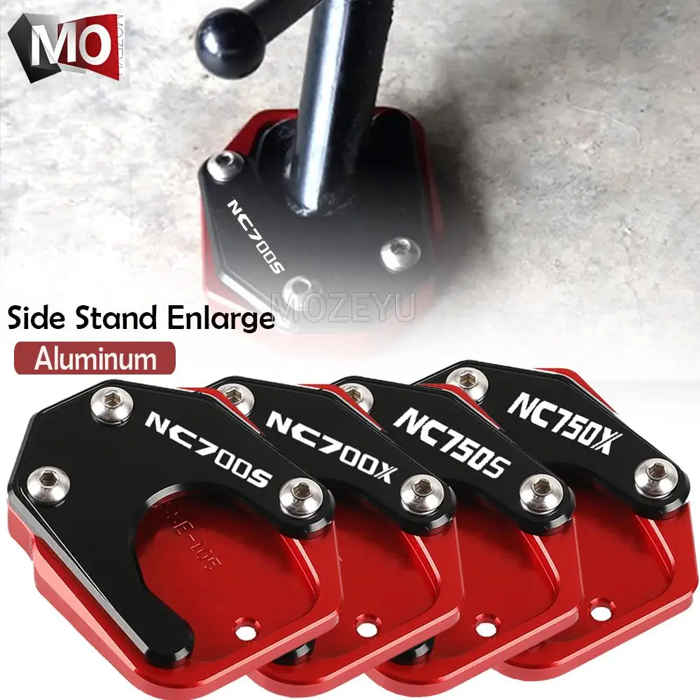 

For Honda NC700S/X NC700 S NC700X 2012 2013 2014 2015 CNC Kickstand Foot Side Stand Extension Pad Support Plate Enlarge Stand