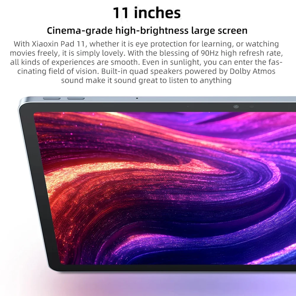 Global ROM Lenovo Xiaoxin Pad 11 2025 Tablet 11" 2.5K 90Hz Display 7040mAh Battery Dimensity 6300 8MP Camera
