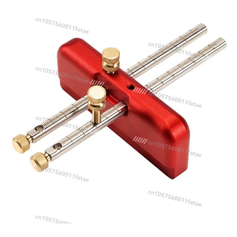 

Decoration Scribe Woodworking Scribing Tool Aluminum Alloy Scribe Double Rod