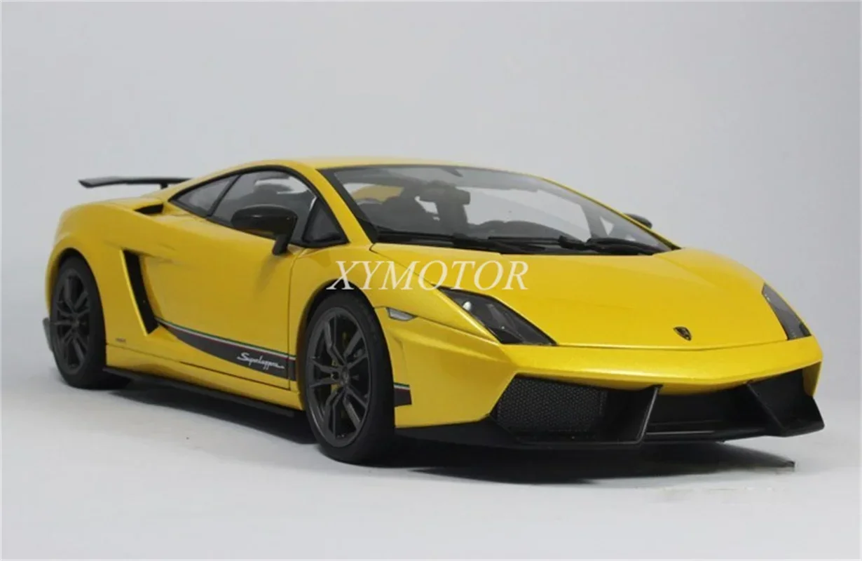 Autoart 1:18 For Lamborghini Gallardo LP570-4 Diecast Model Car Yellow/Orange/Red/Gray Kids Toys Hobby Gifts Collection Display