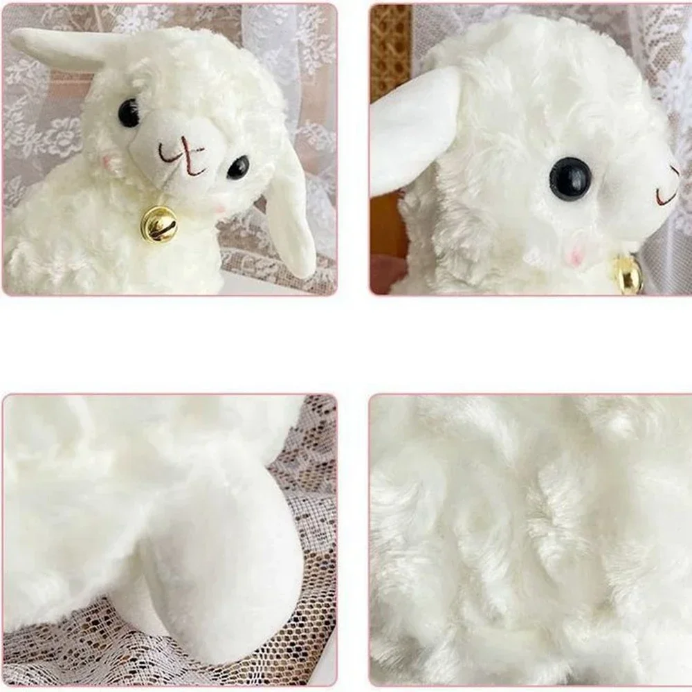 26CM BIG Pineapple Alpaca Sleeping Pillow Doll Stuffed Kawaii White Ram doll Festival Gifts For Child Birthday Christmas Present