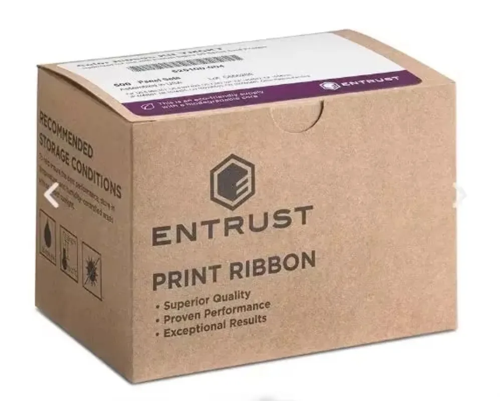 525100-004    Color Ribbon 500 Prints Compatible with Entrust Sigma EM/DS Series Card Printers and Typewriters