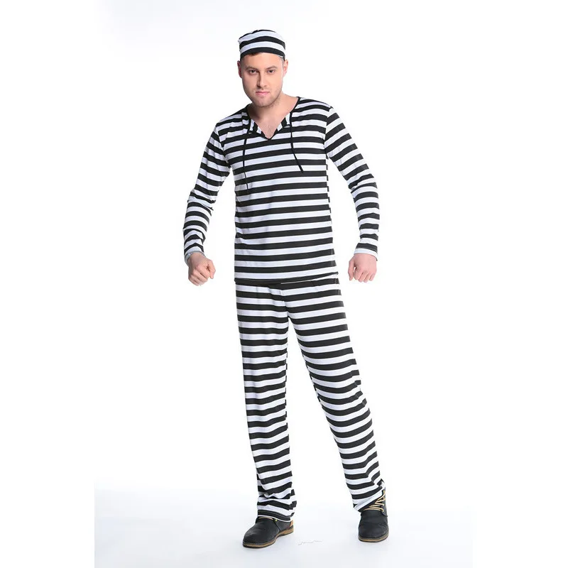 CP تأثيري السجين المحترم زي مخطط هالوين كوس زوجين المحترم زي كلاسيكي مخطط أزياء الهالوين للنساء #6