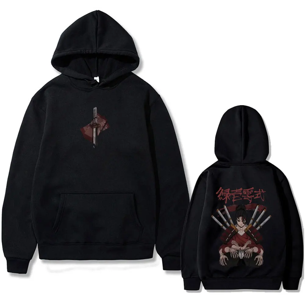 

Anime Demon Slayer Tsugikuni Yoriichi Puppet Graphic Hoodie Men Women Cartoon Fashion Oversized Hoodies Male Vintage Pullover