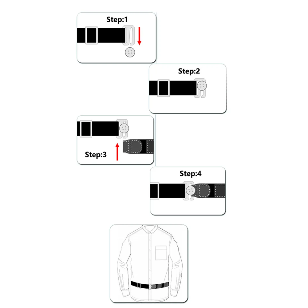 

Non slip Anti wrinkle Straps Elastic Unisex Shirt Stays Adjustable Length Strong Clipping Force Comfortable Wear Durable Premium