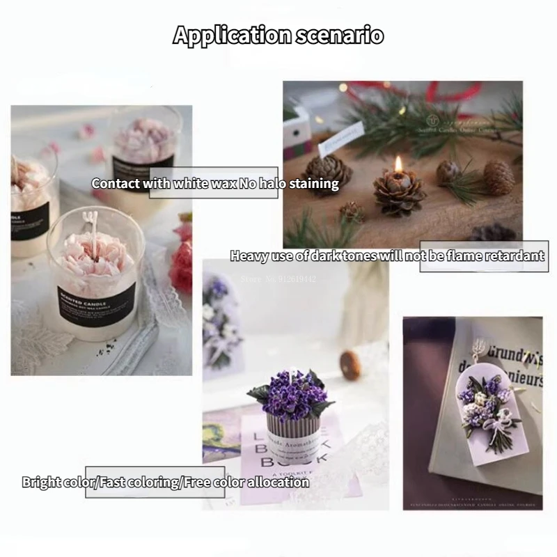 10ml Aromatherapy Candle Liquid Dye High Concentration Soy Wax Pigment DIY Macaron Color Handmade Candle/cup Dyeing Material