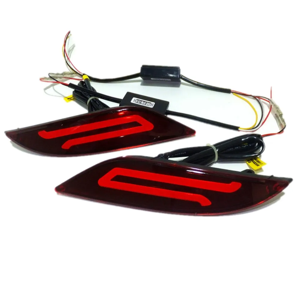 

Varthion LED Light Guide Brake Lights Case for Chevrolet Malibu 2016-19, Brake + Turn Signals + Running Warning Lights, 3 in 1