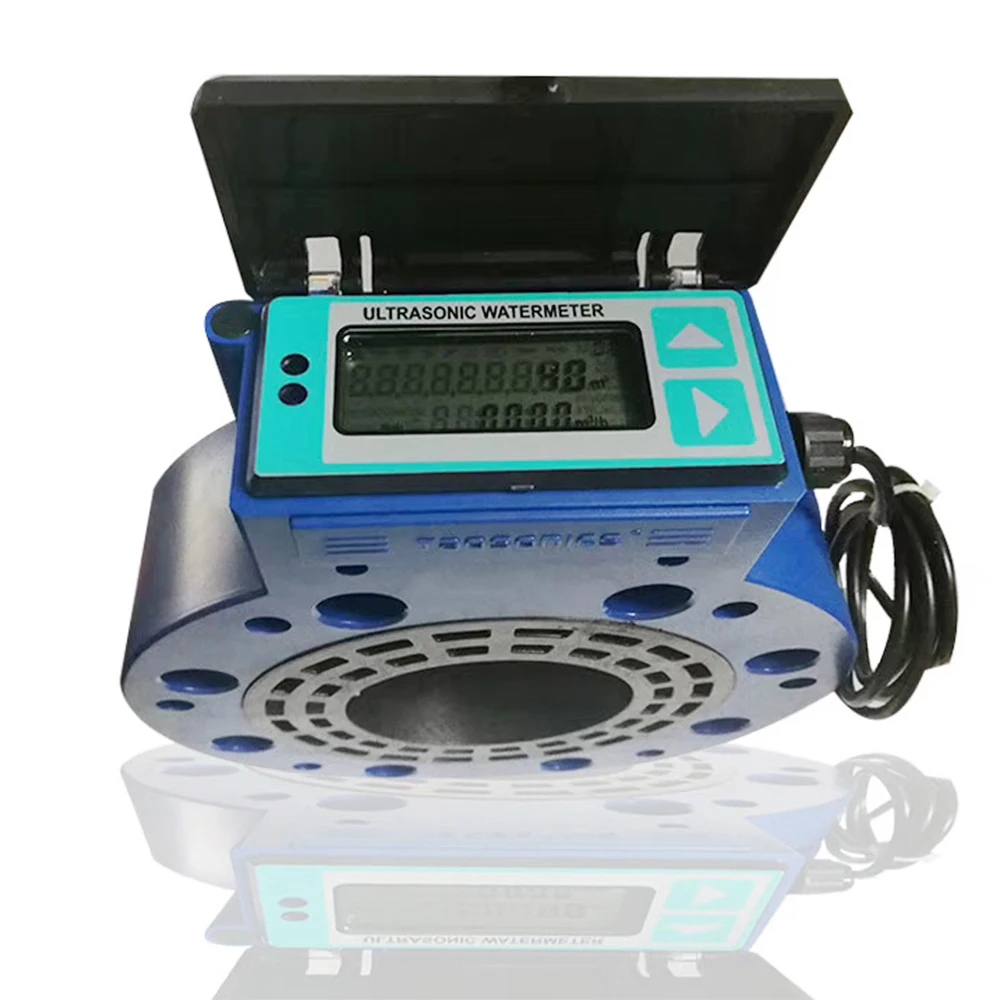 ZC-T3-1-K DN50 DN65 DN80 DN100 Ultrasonic Flowmeter Water  Flow Tester Oil Alcohole Agricultural Irrigation Usage  IP65 RS485