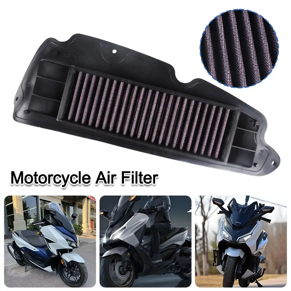 

Универсальный мотоциклетный воздушный фильтр, сделай сам, моющийся воздушный фильтр двигателя, многоразовый фильтр высокого расхода для FORZA 350 NSS350