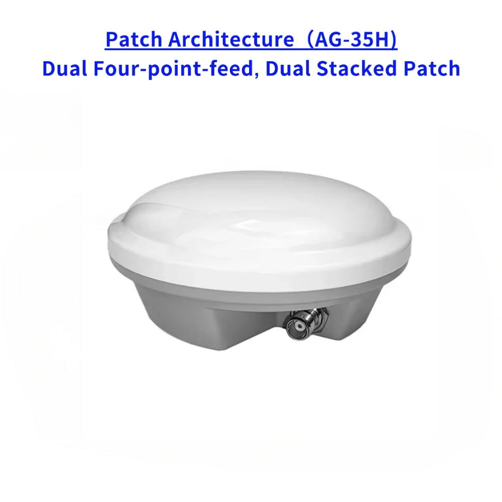 

AG-35H High-Precision Measurement RTK GNSS Antenna GPS+BDS+Galileo+Glonass Full-Band Satellite Signal Enhancer 5-metre Cable