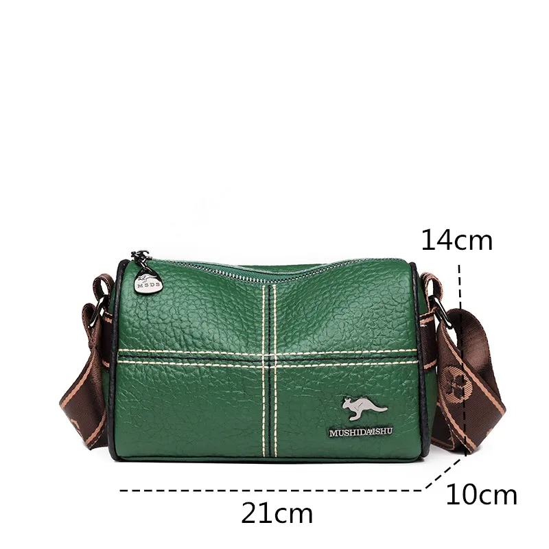 Hoge kwaliteit zachte koe lederen handtas damestas luxe merk lederen schoudertas crossbody tas voor dames 2023 dames Tote